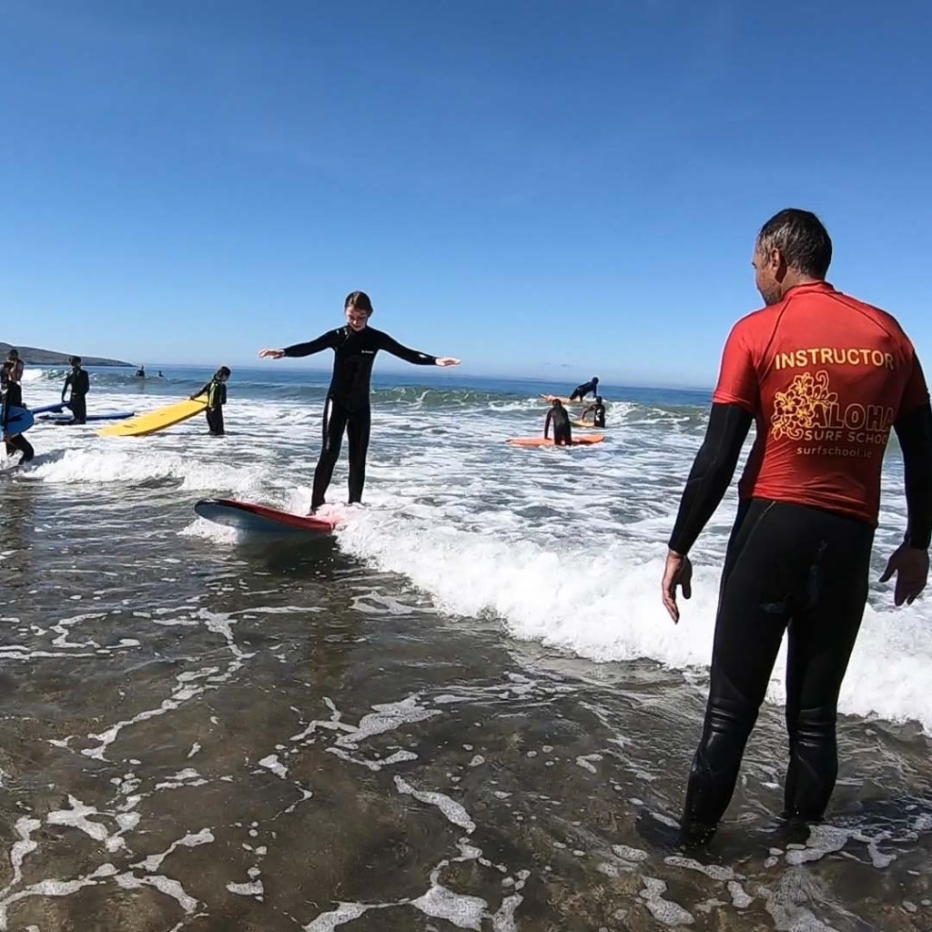 kids and teens surf camp in fanore