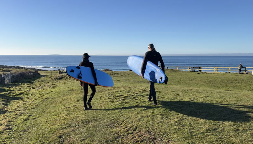 private surf lessons in galway