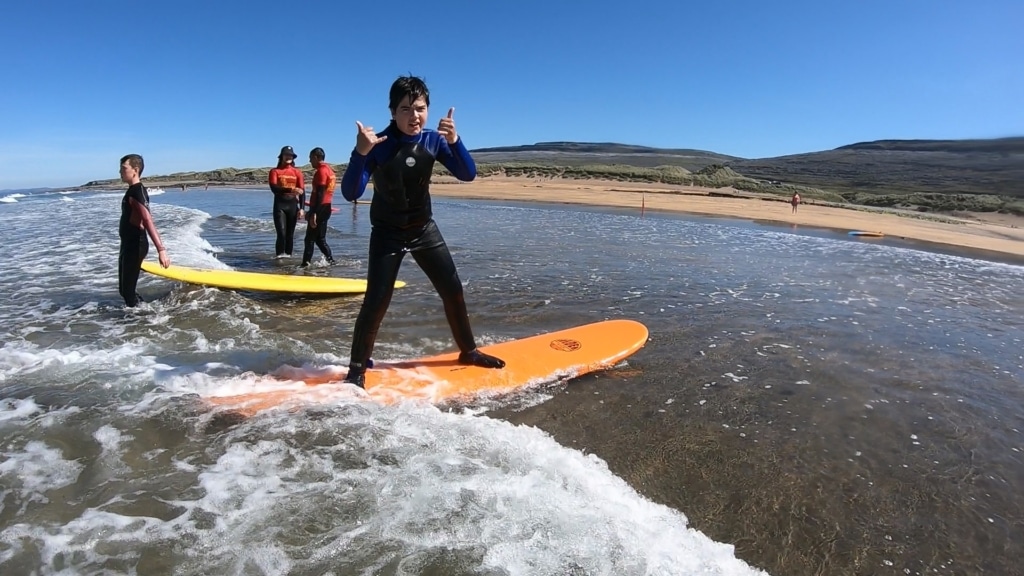 kids camp - surfing in ireland